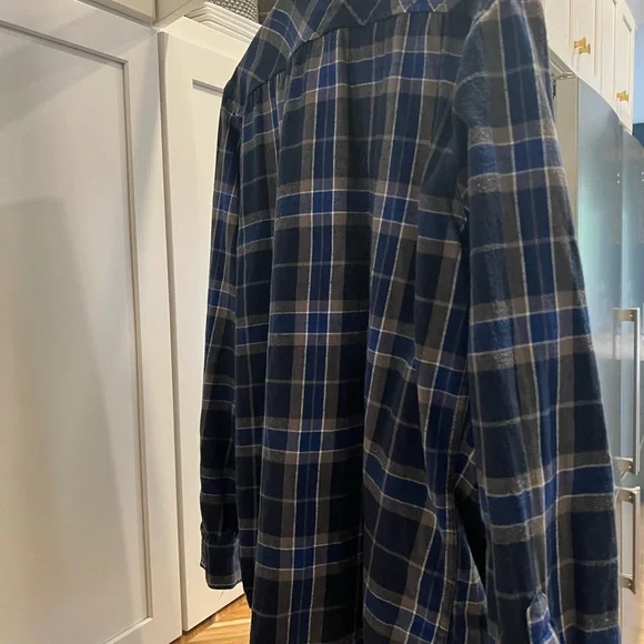 Size Large Levi’s flannel blue used - Picture 6 of 6